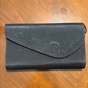 Black Textured Wallet